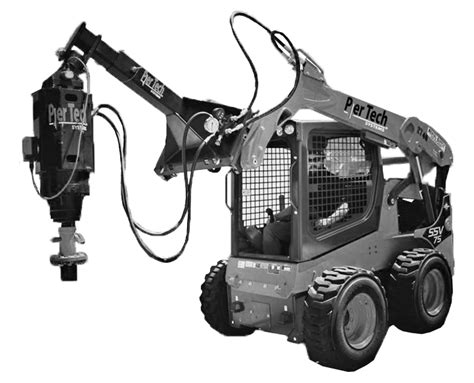 Also called a pounder, this skid steer accessory has adjustable tilt and hammer height and variable strokes available. . Bobcat helical pile driver rental